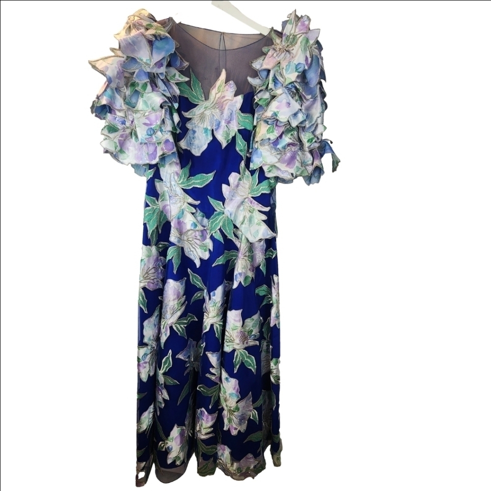 Maggy Reeves couture vintage gown size M(estimated) in EUC